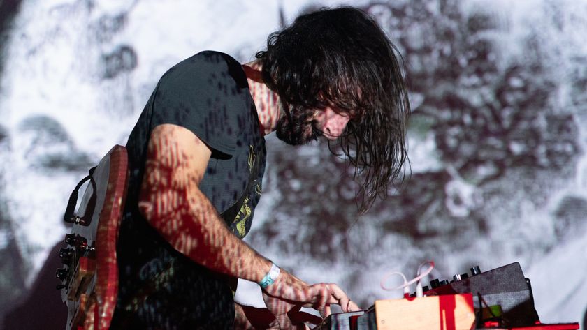 Jean Fossat of Slift performing onstage in 2024