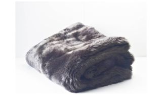 Faux fur best sale throw argos