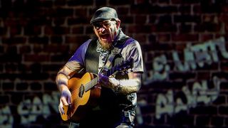 Ian Anderson is seen on stage with his band Jethro Tull on the Prog Years concert on February 29, 2020 in Madrid, Spain