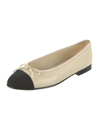 Chanel, 2024 Interlocking CC Logo Ballet Flats