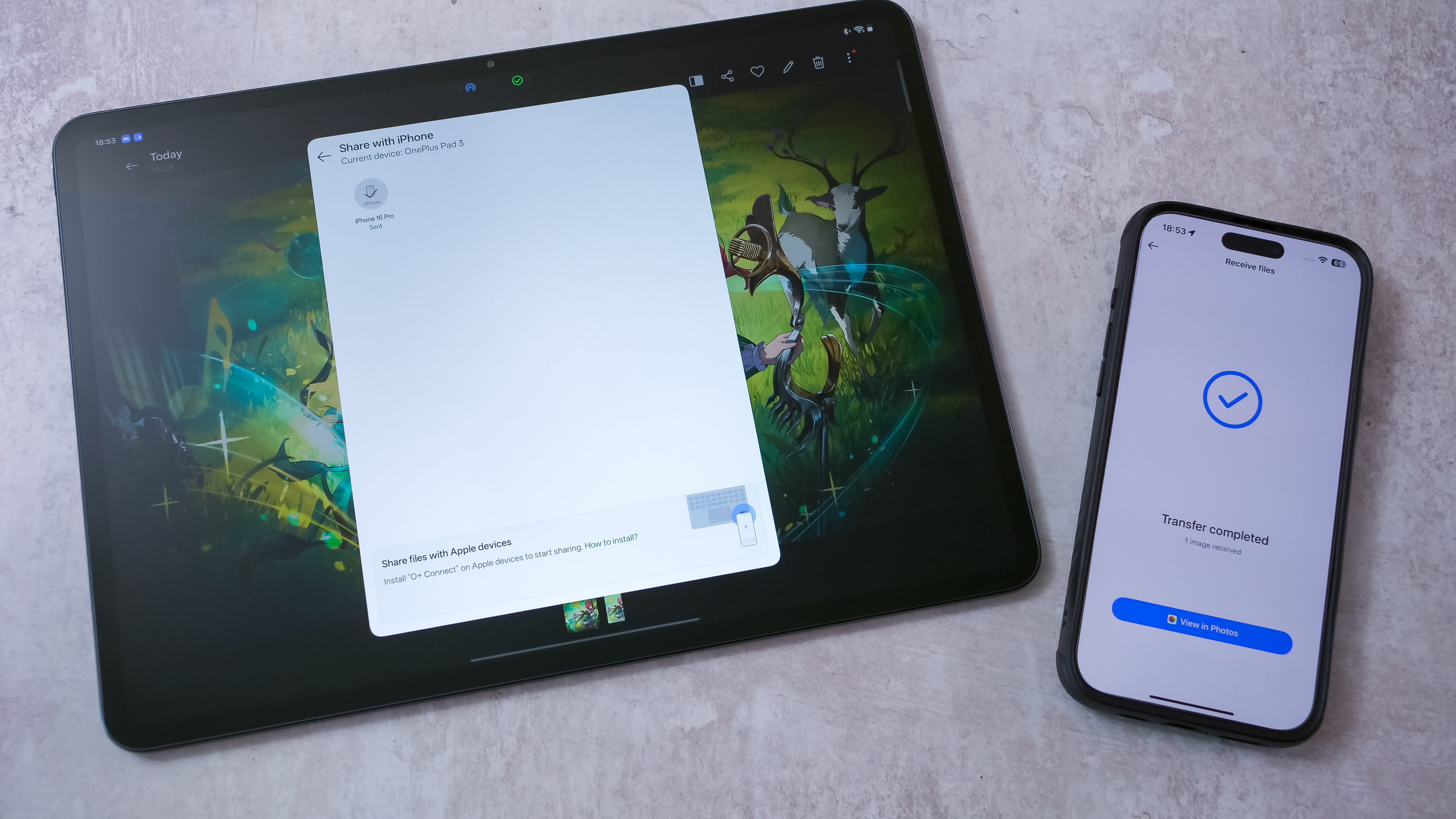 A photo of the OnePlus Pad 3