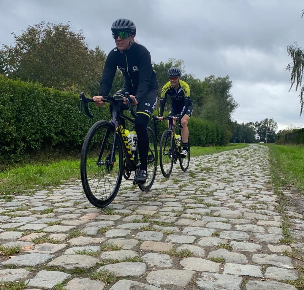 Mitchelton-Scott riders Sarah Roy, Grace Brown and Jess Allen preview the 2020 Paris-Roubaix route