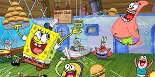Some of the characters in _Spongebob Squarepants._