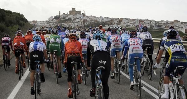The peloton at the Ruta del Sol