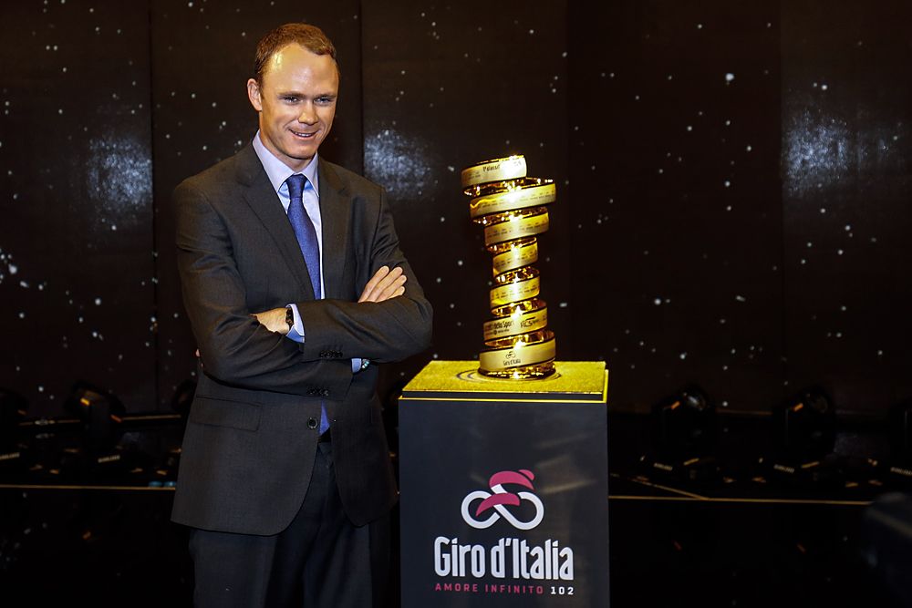 Chris Froome (Team Sky) at the presentation of the 2019 Giro d'Italia