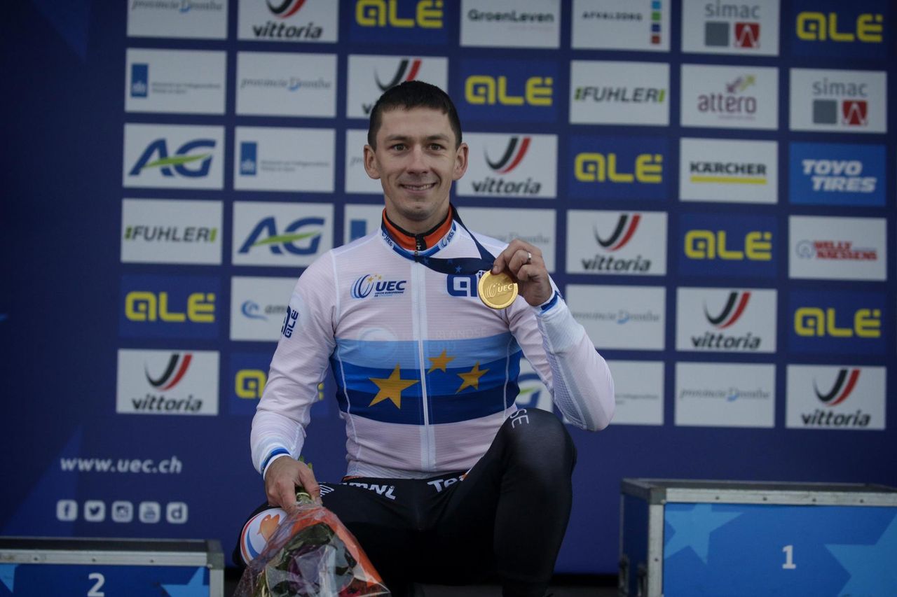 2021 UEC Cyclocross European Championships Col du Vam Drenthe Men Elite 07112021 Lars Van Der Haar NED photo Anton VosCVBettiniPhoto2021