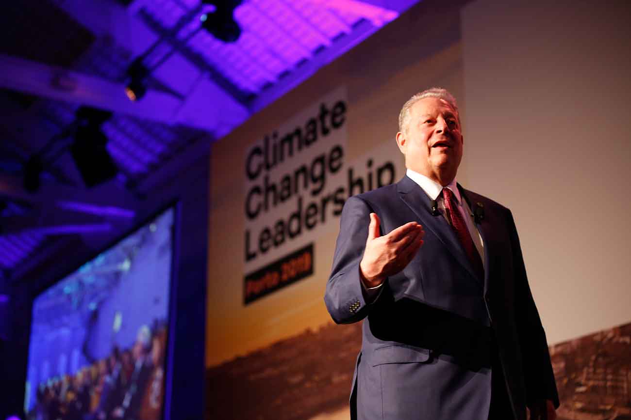 Al Gore, wine climate change conference