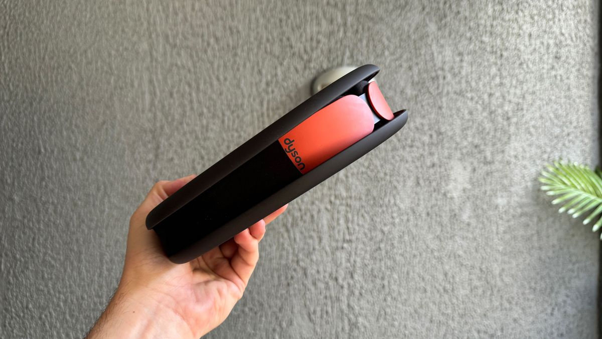 Dyson OnTrac headphones in Ceramic Cinnabar colour