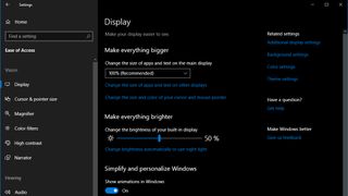 Windows 10 accessibility