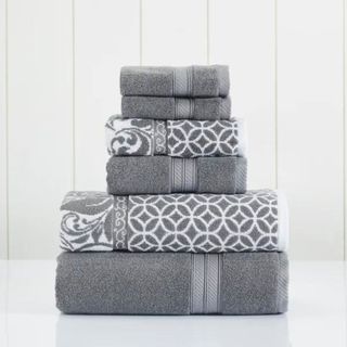 Darch 100% Cotton Bath Towels against a gray background.
