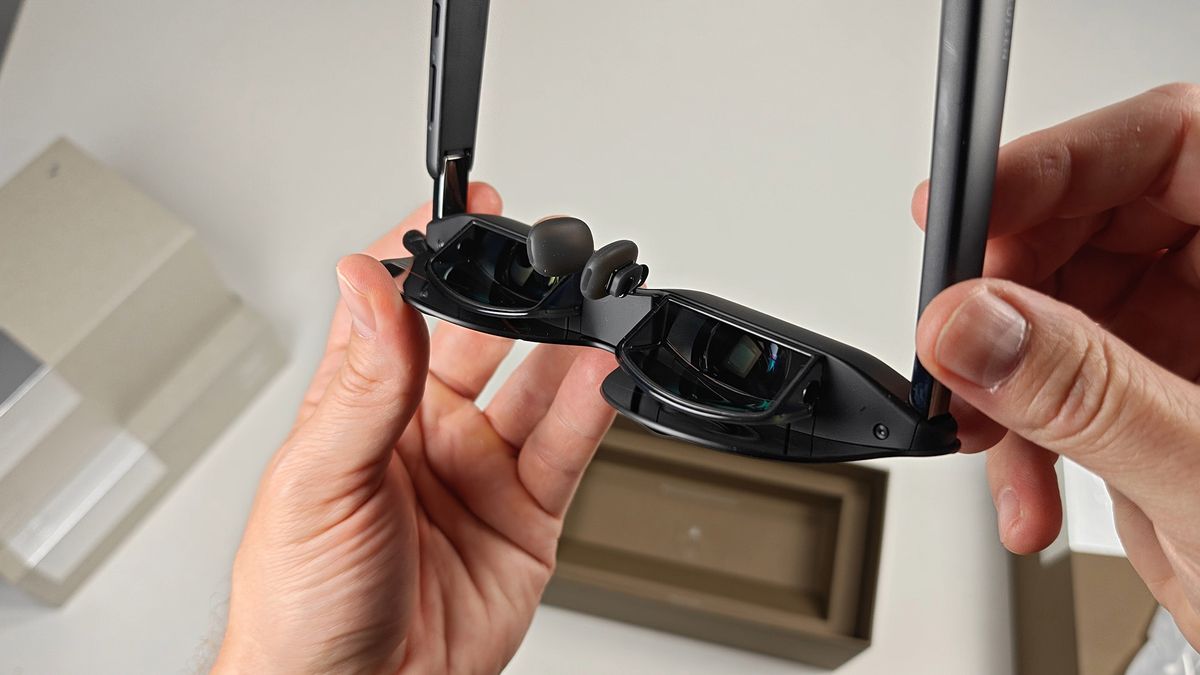 RayNeo GT smart glasses' birdbath lenses