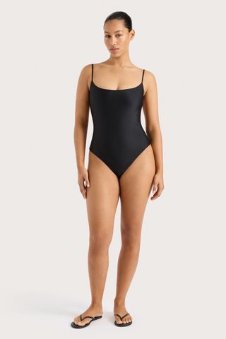 Cabo String One Piece Black