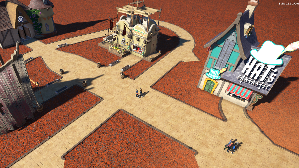 Trying to build a profitable Coaster park without a single ride