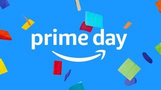 A screenshot of the Amazon Prime Day logo on a blue background.