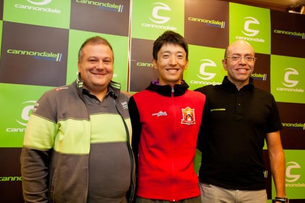 Nariyuki Masuda has signed for Cannondale Pro Cycling for 2013.