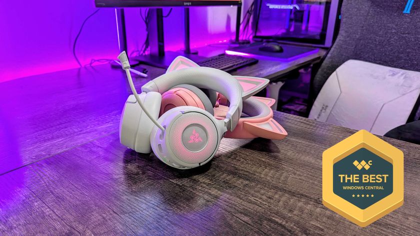 Image of the Razer Kraken Kitty V3 Pro wireless gaming headset.