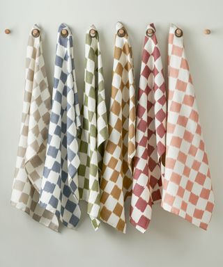 White Pomegranate, Plain Checks and Stripes collection by Susie Atkinson
