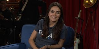 Mila Kunis appearing as one of Conan's last guests before the show ended