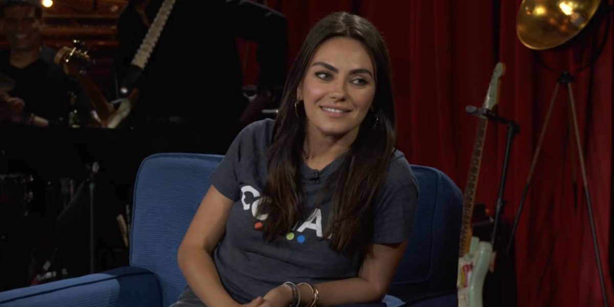 Mila Kunis appearing as one of Conan&#039;s last guests before the show ended