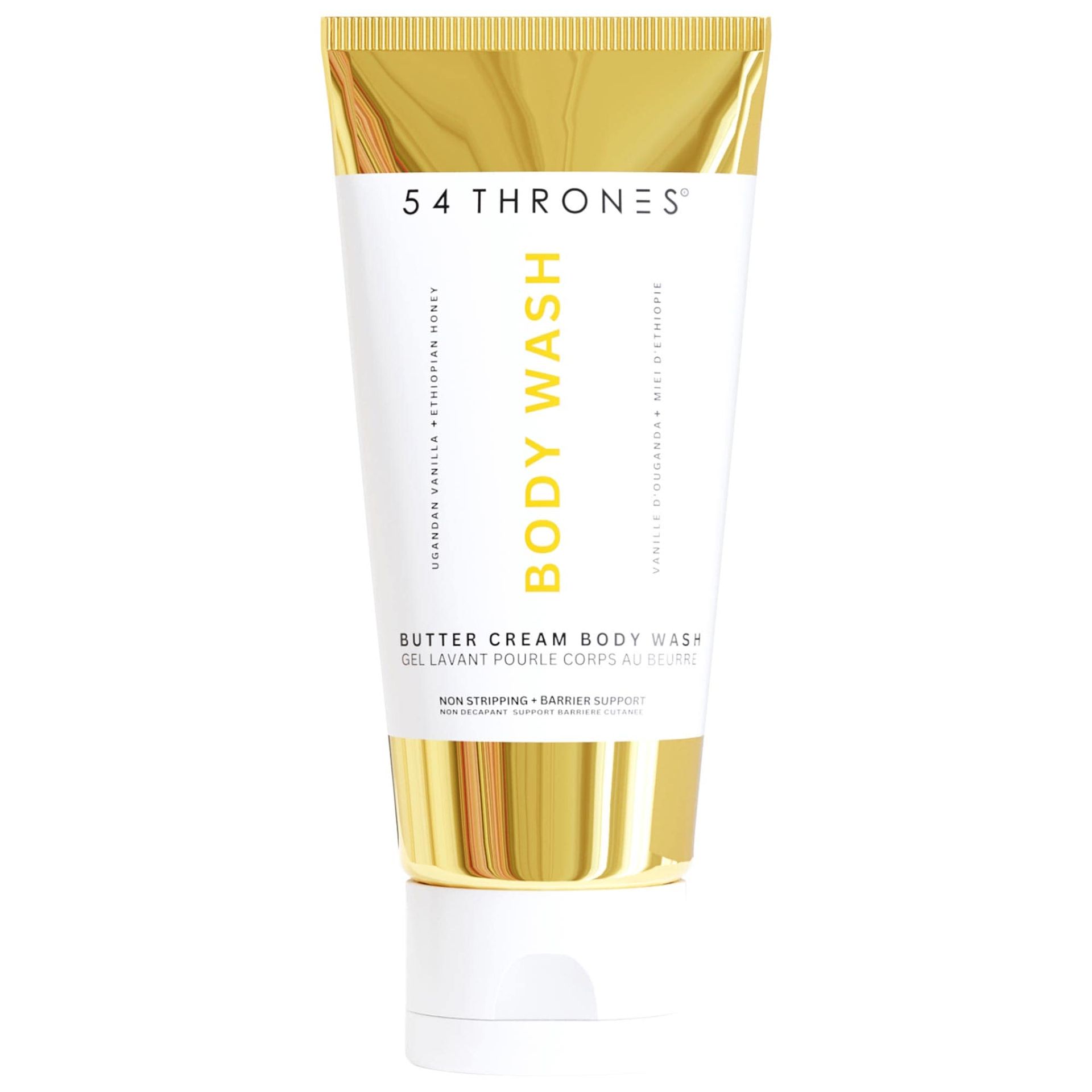 Moisturizing Butter Cream Body Wash - Non-Stripping With Shea Butter, Ceramides and Niacinamide