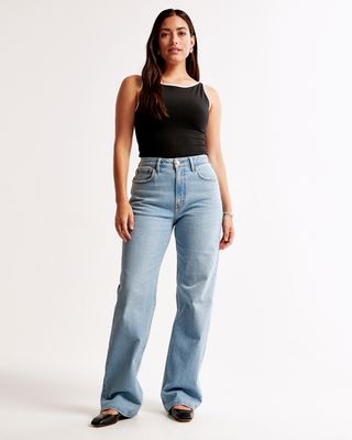 High Rise 90s Relaxed Wide-Leg Jeans