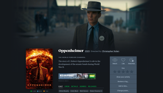 Oppenheimer page on Letterboxd
