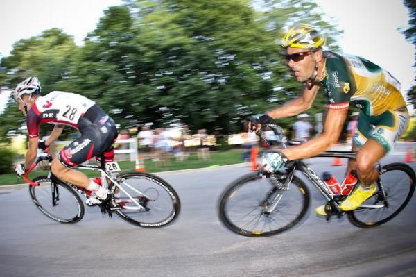 Neil Shirley (Kelly Benefits) covers an early move by Fly V Australia.