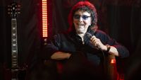 Tony Iommi speaks during the launch of his new album "From The Dark" on July 29, 2026 in Birmingham, England.