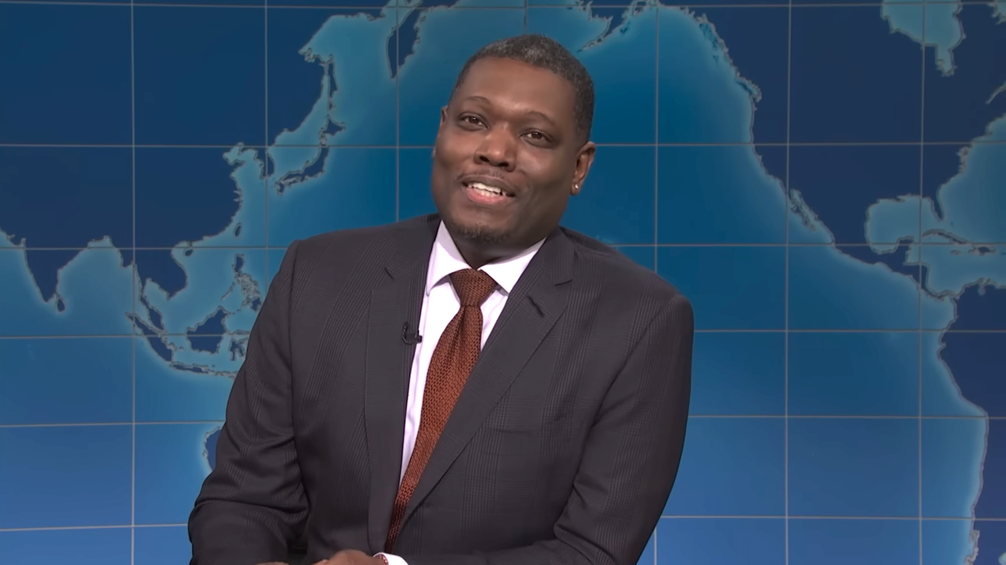 Michael Che at Weekend Update on SNL