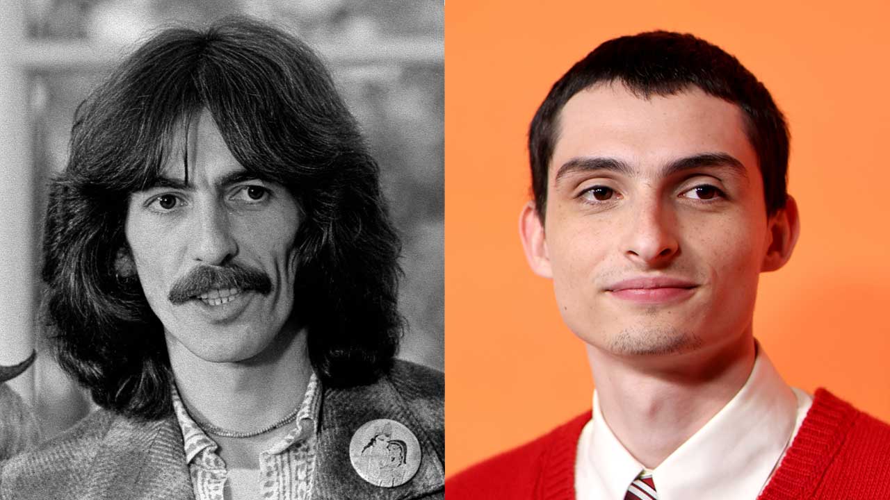 George Harrison and Finn Wolfhard headshots