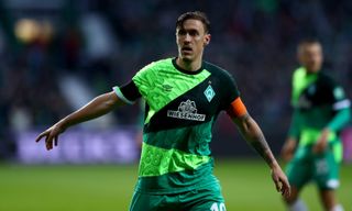 Max Kruse in action for Werder Bremen against Augsburg in February 2019.