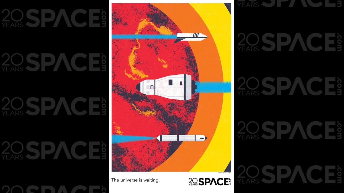 This free poster from Space.com, illustrated by Melanie Lambrick, looks forward to the future of spaceflight.