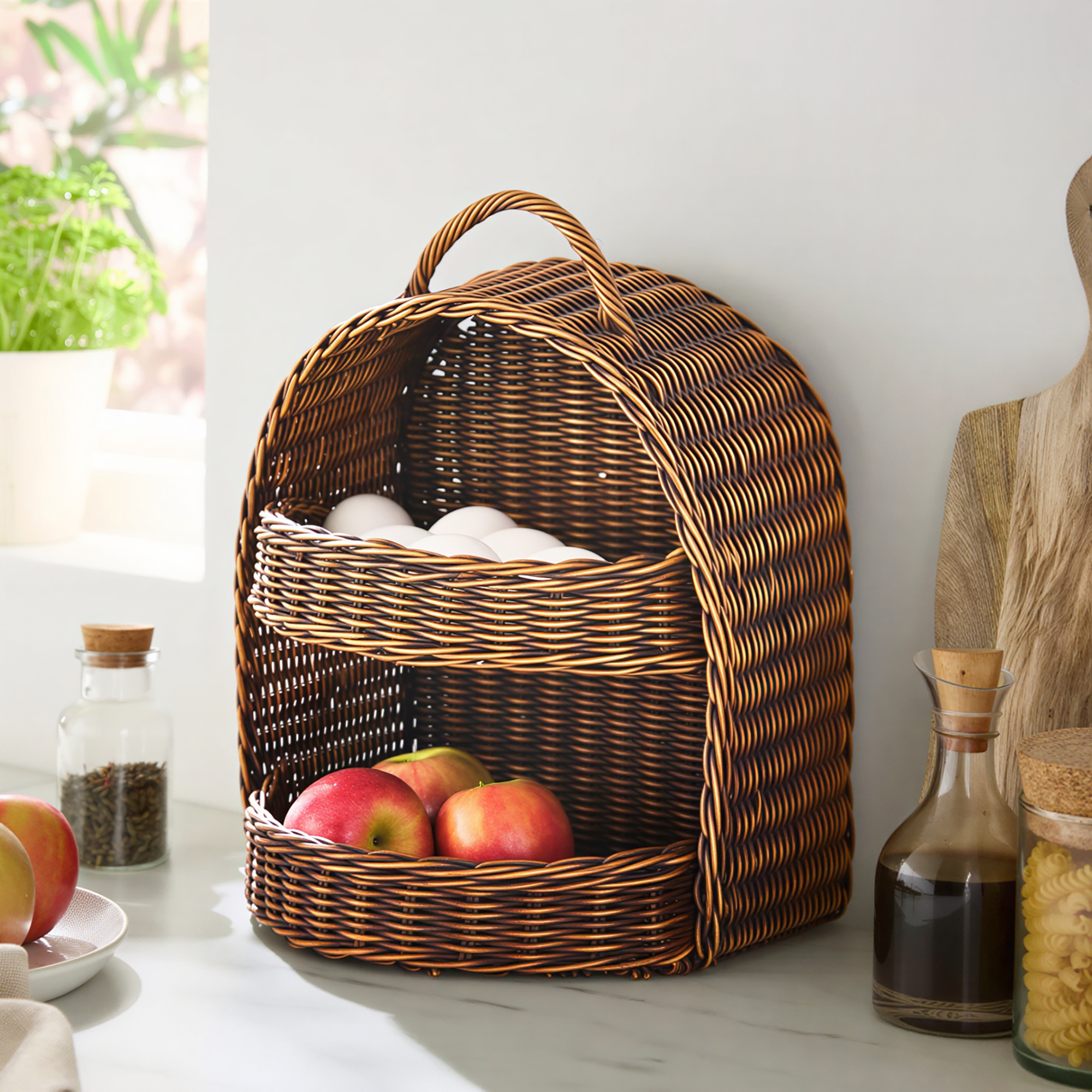 Dunelm wicker kitchen storage