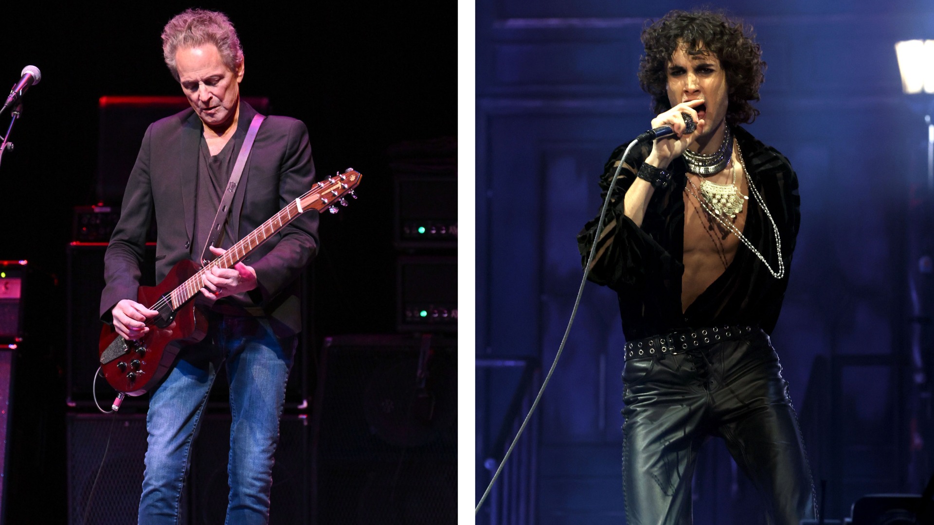 Stephen J. Cohen/Getty Images; Lindsey Buckingham and Sombr
