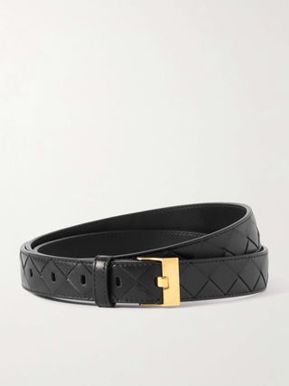 Intrecciato Leather Belt