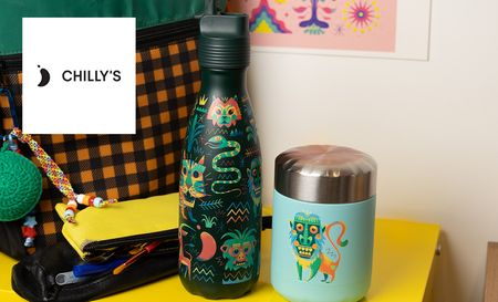Chilly's bottles on the table