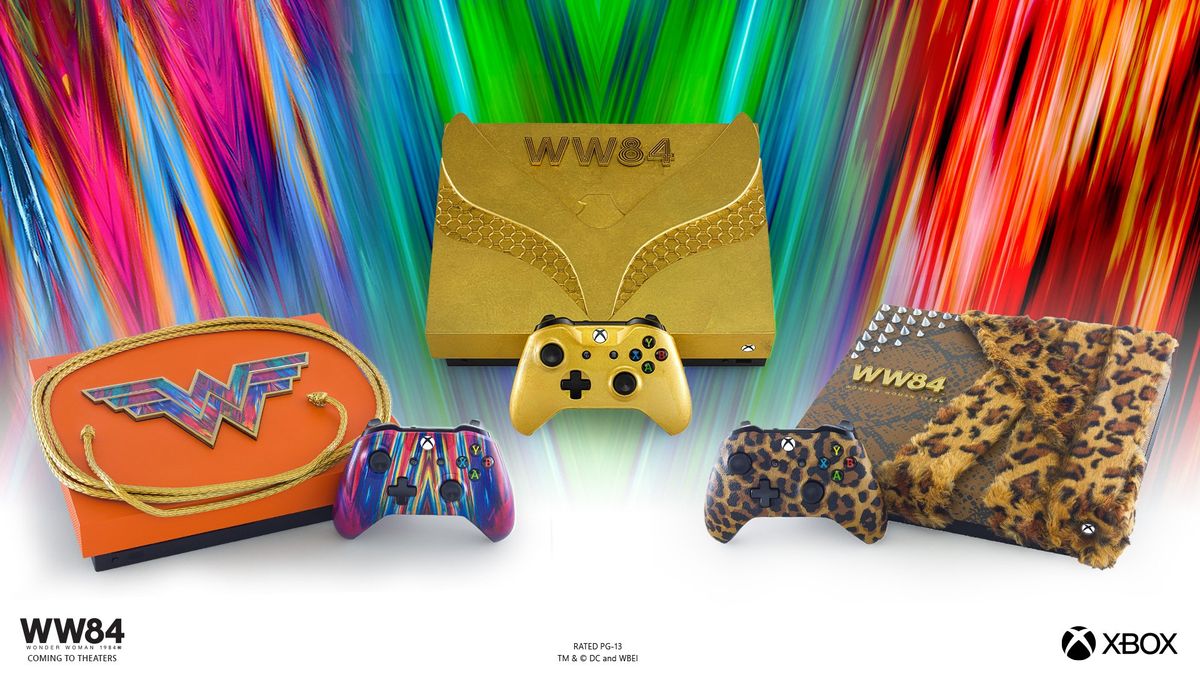 Xbox Wonder Woman 1984 Custom Consoles All Three