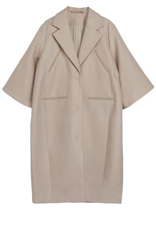 & Other Stories Batwing Sleeve Cotton Coat, £95