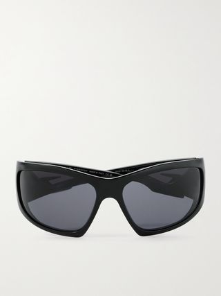 Giv Cut Oversized D-Frame Nylon Sunglasses