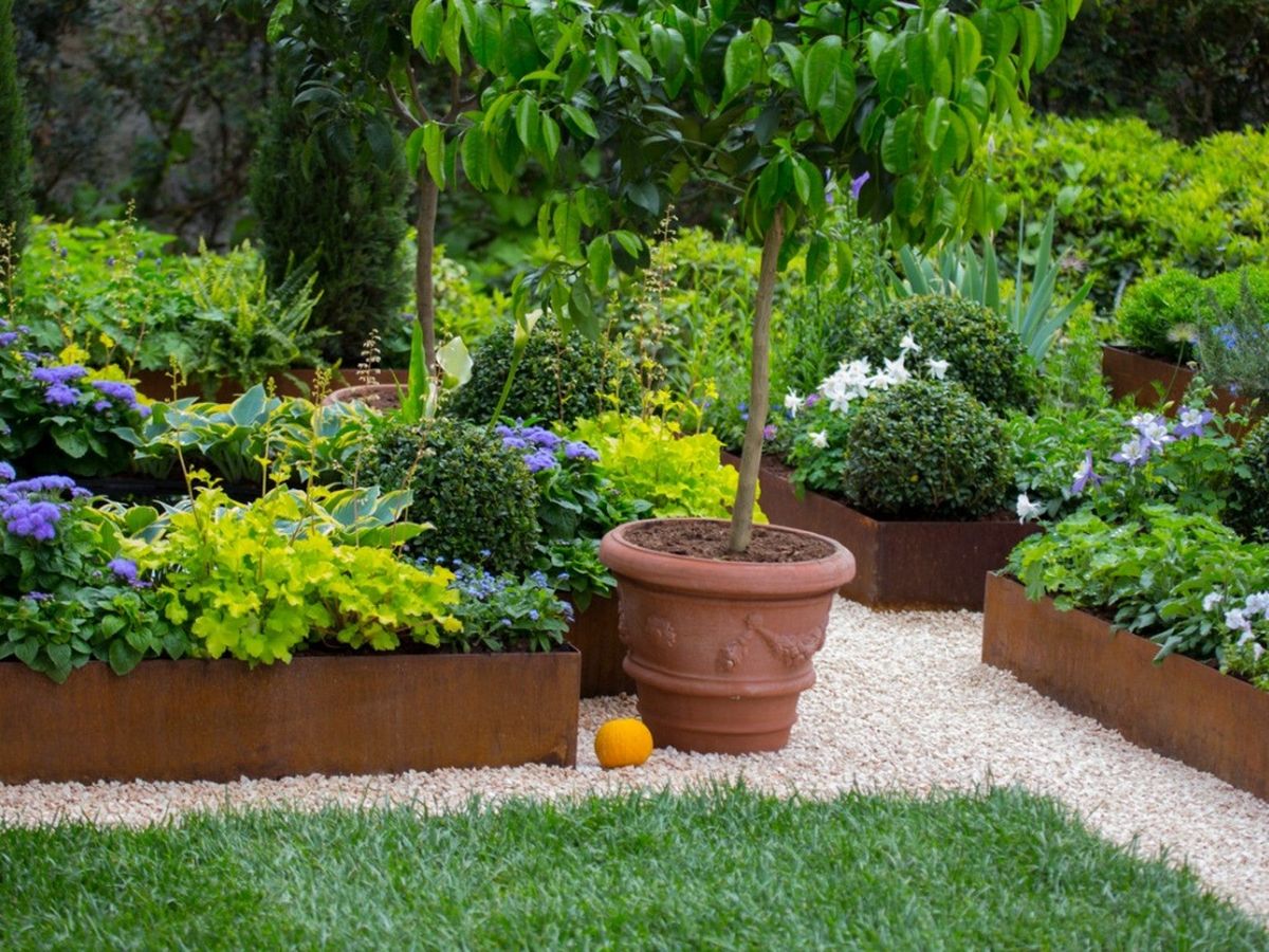 How To Create Formal Raised Garden Beds Full Of Flowers Gardening