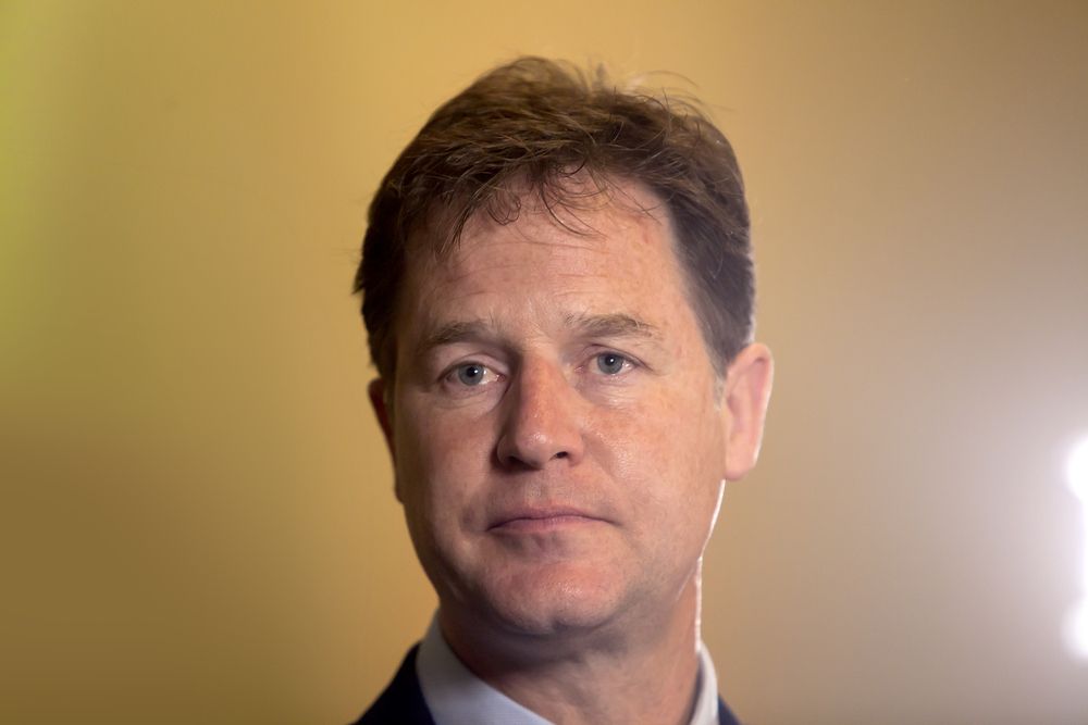 A photo of Nick Clegg&amp;#039;s face