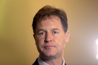 A photo of Nick Clegg's face