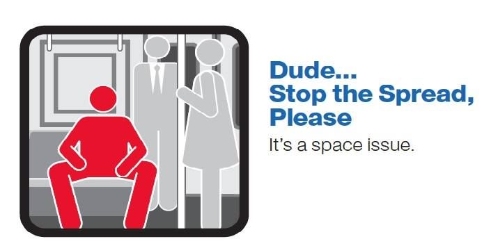 Mta Spent 76707 On Manspreading Campaign The Week