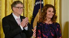 Bill and Melinda Gates are presented with the 2016 Presidential Medal Of Freedom by President Obama at White House on November 22, 2016 in Washington, DC.