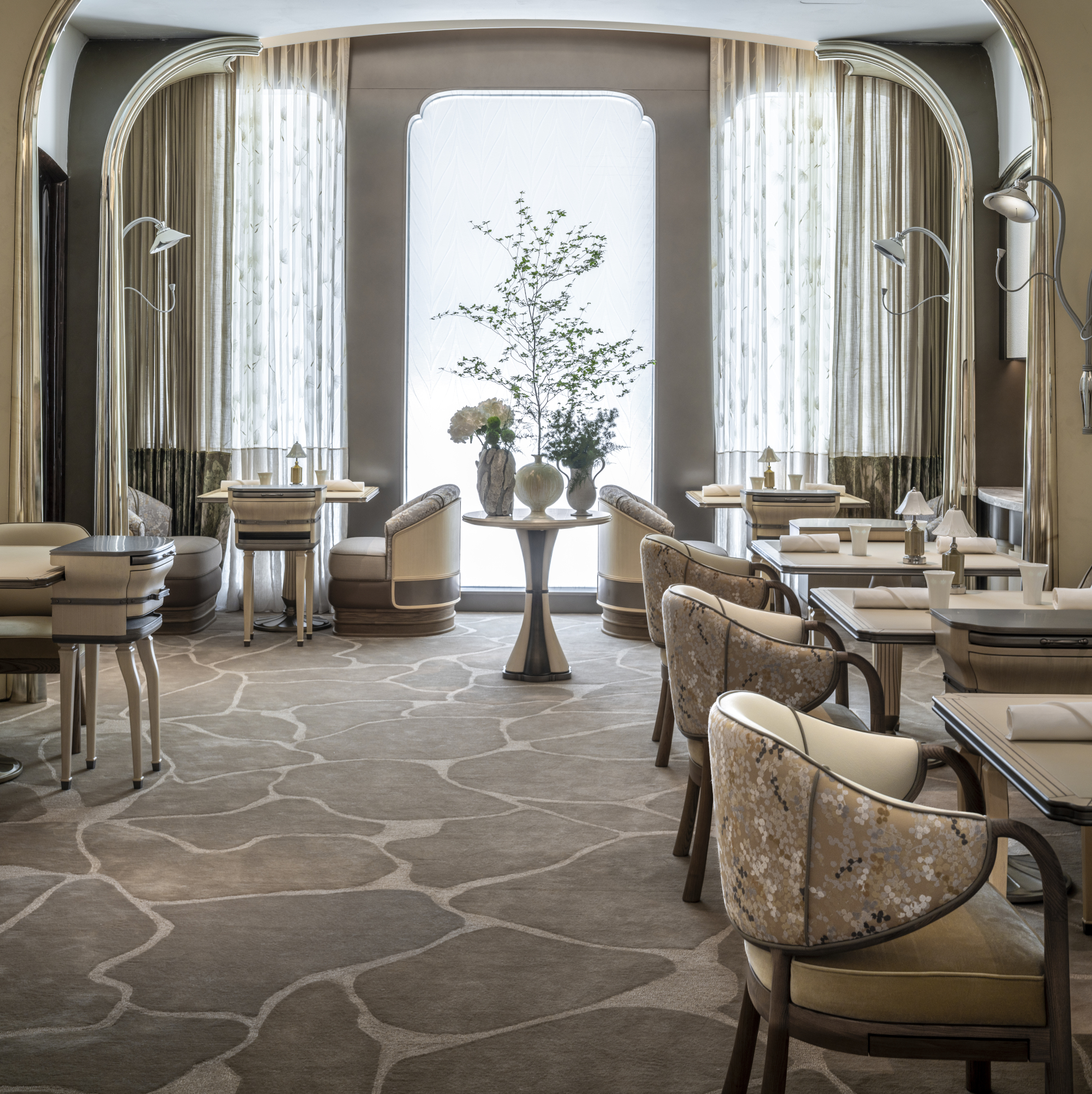 Interior of Vicky Lau&amp;rsquo;s Tate Hong Kong restaurant