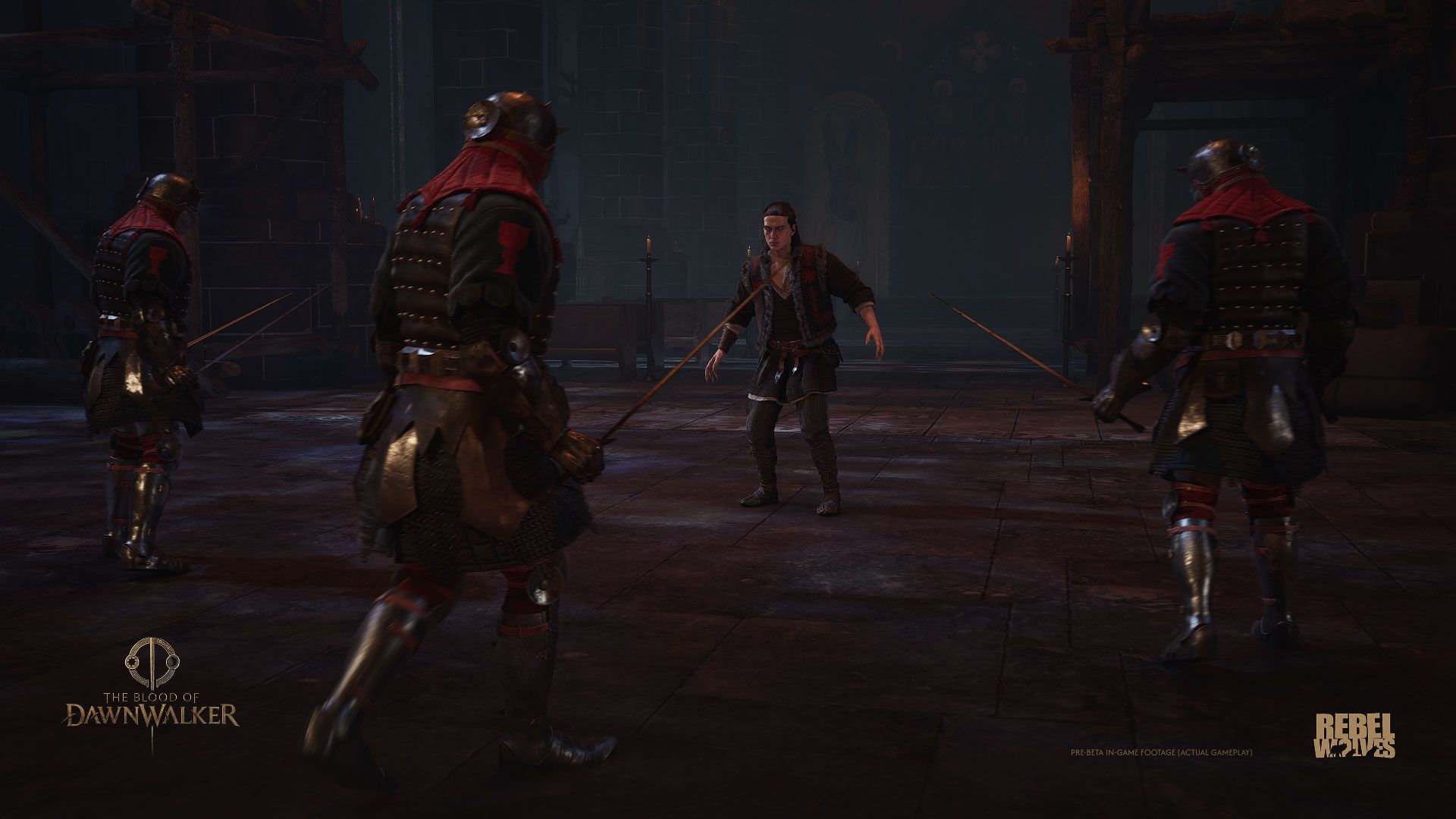 The Blood of Dawnwalker screenshot showing Coen in combat