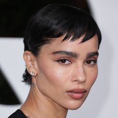 Zoe Kravitz at the GQ Awards with a short pixie crop