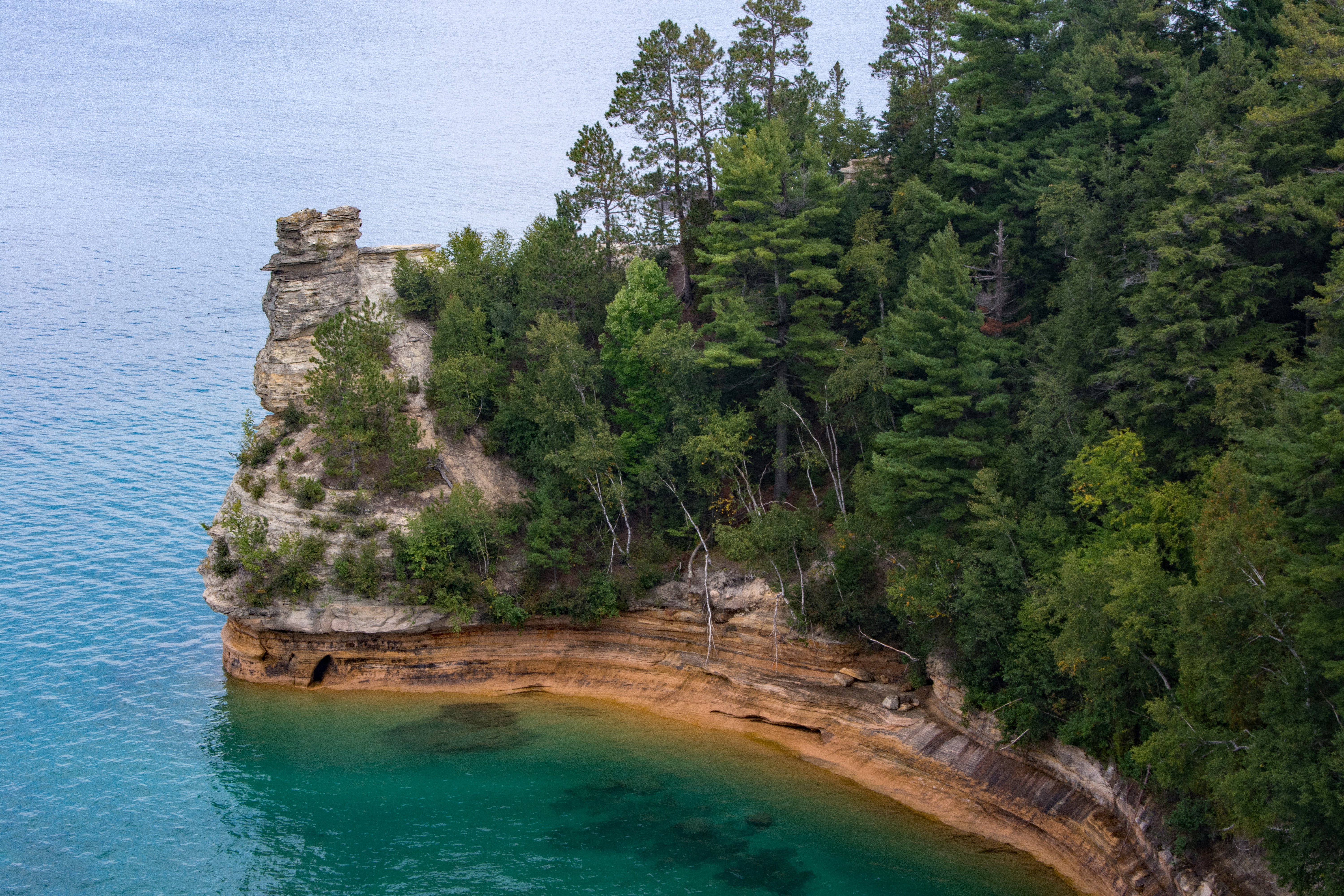 The Miners Castle Trail on Lake Superior