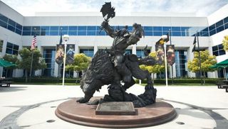 Blizzard&#039;s Big Orc Statue