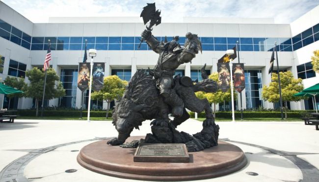 Blizzard's Big Orc Statue